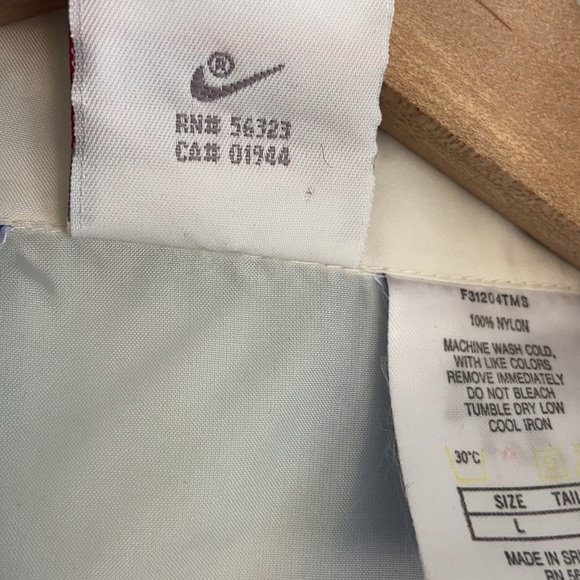 Nike Blue and White Windbreaker Jacket - Picture 5 of 9
